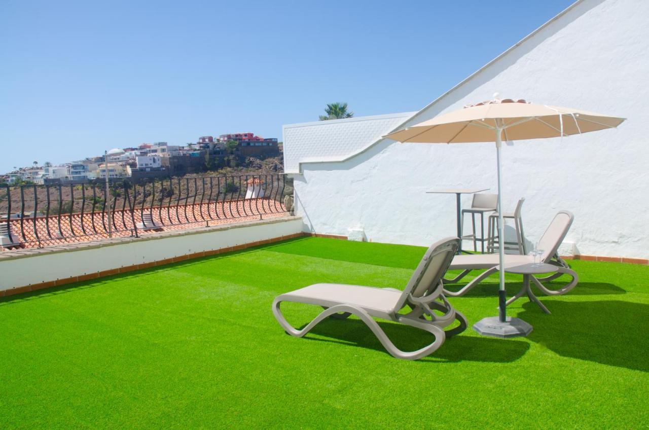 Apartamento Con Gran Terraza San Bartolome Bagian luar foto